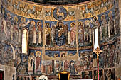 Tivoli, Chiesa di san Silvestro, affreschi dell'abside risalenti al xiii sec. 